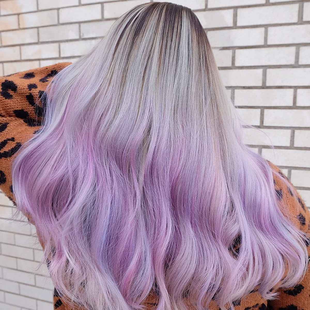 Pastel Purple and Blonde Hair