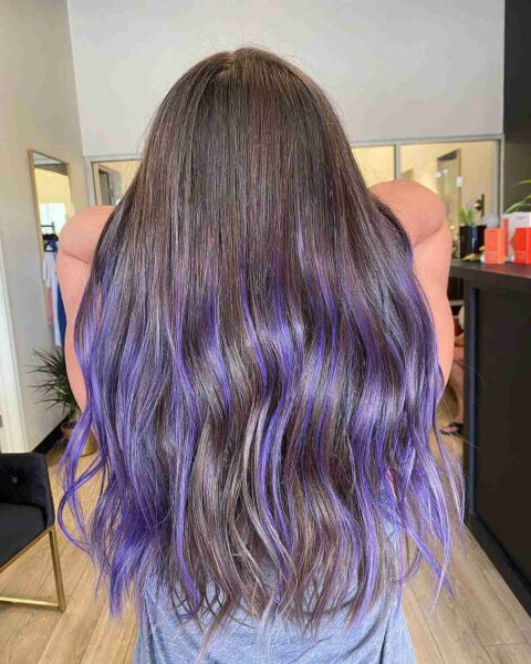 23 Stunning Ways To Get A Purple Balayage