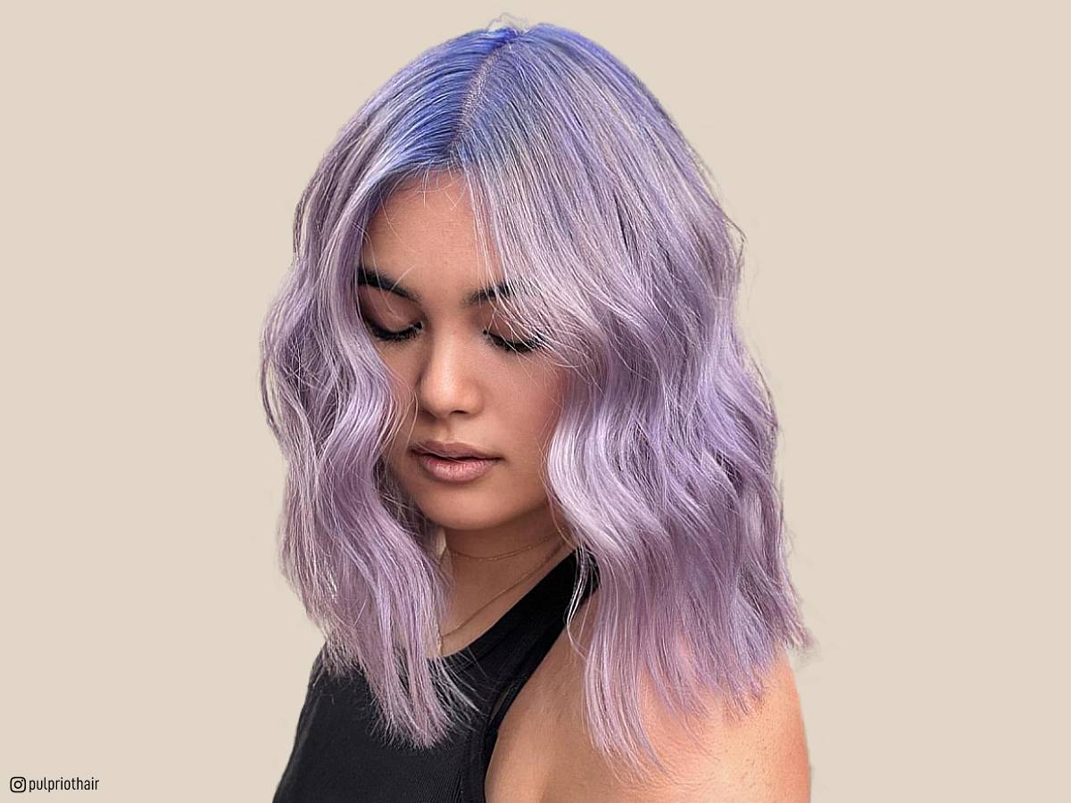 Pastel purple hair colors