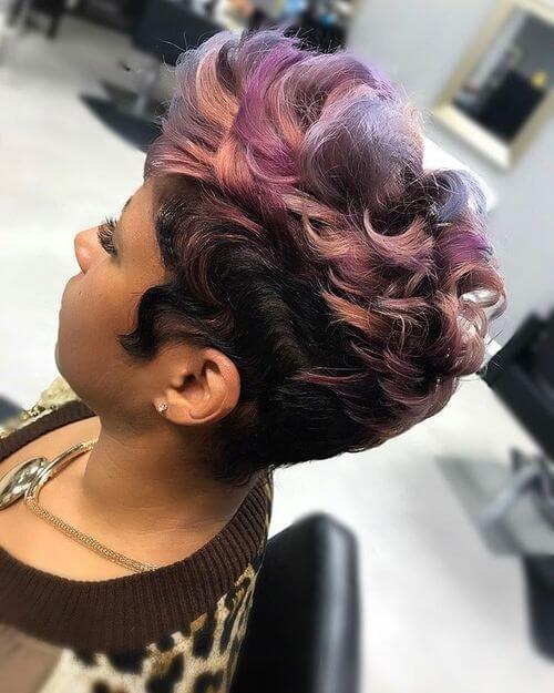 purple pastel tones