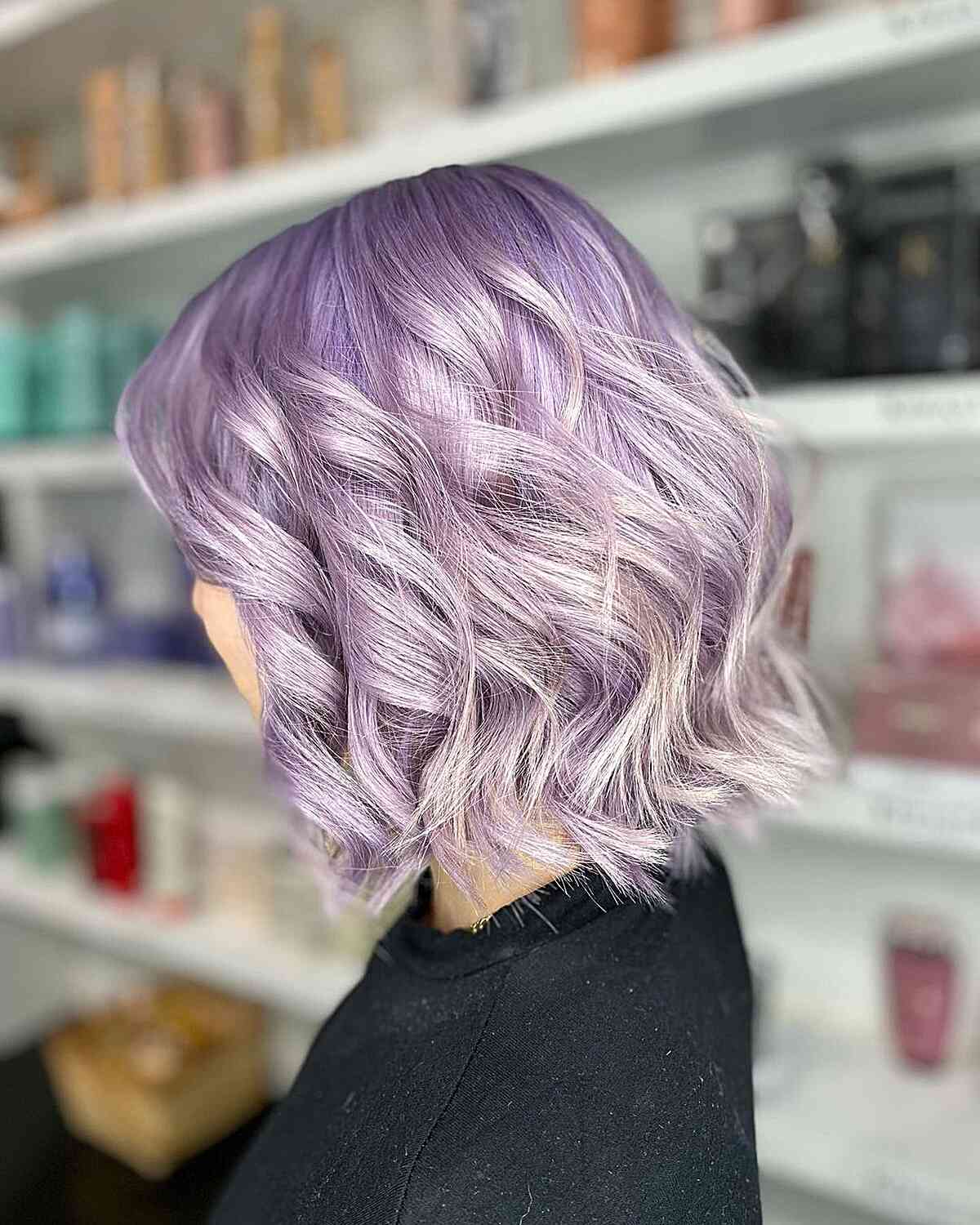 Pastel Purple-Lavender Hair Color