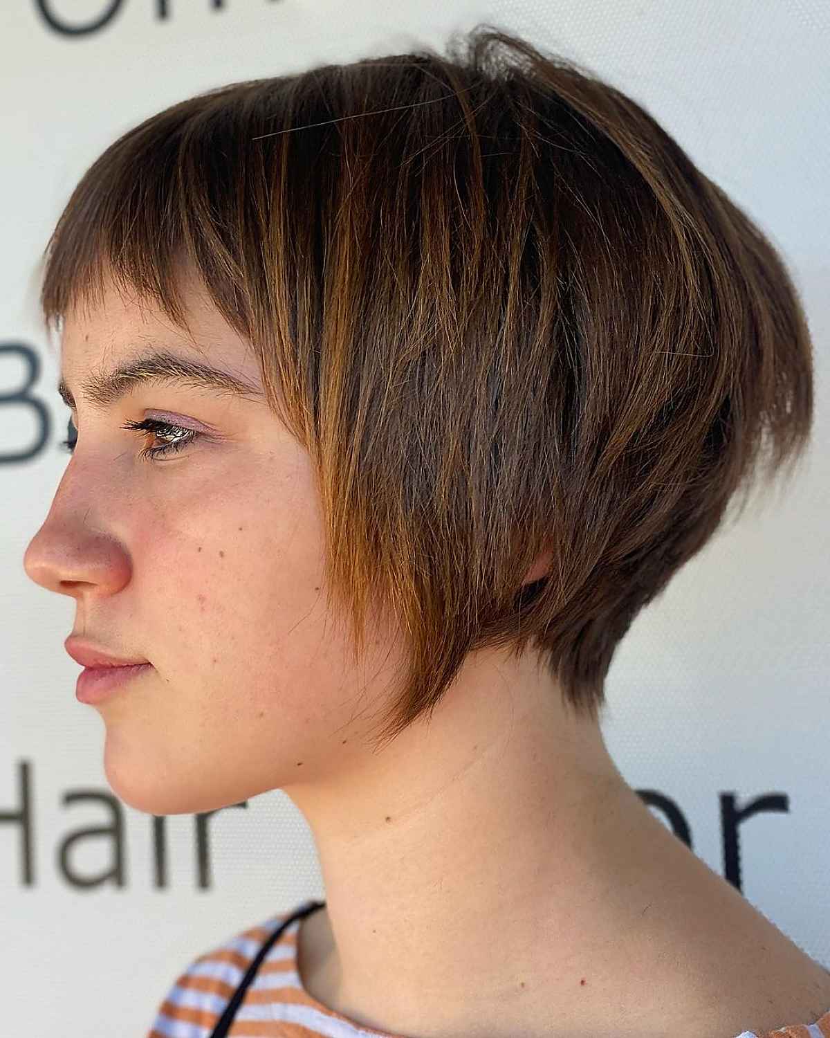 perfect bob with bangs for fine hair