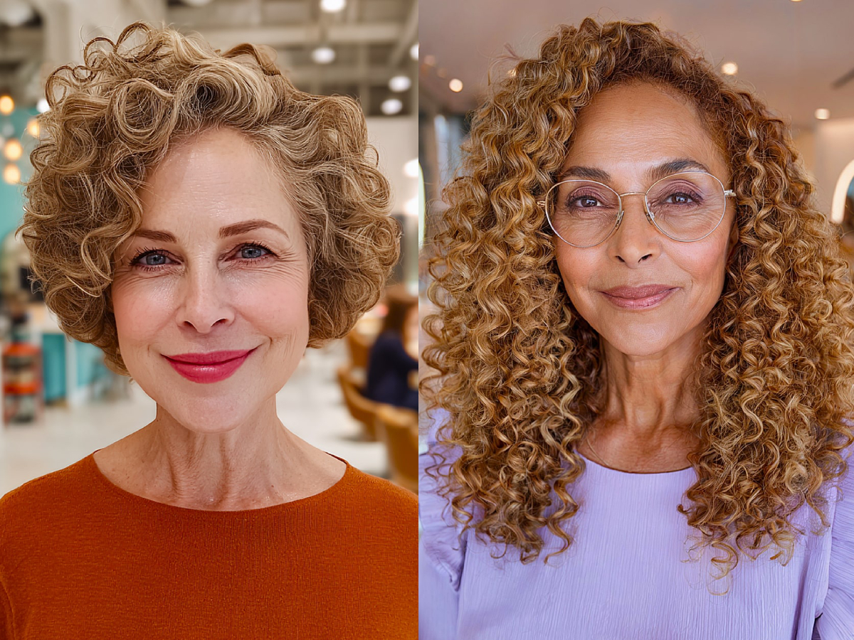 Perfect curly hair ideas for women over 50
