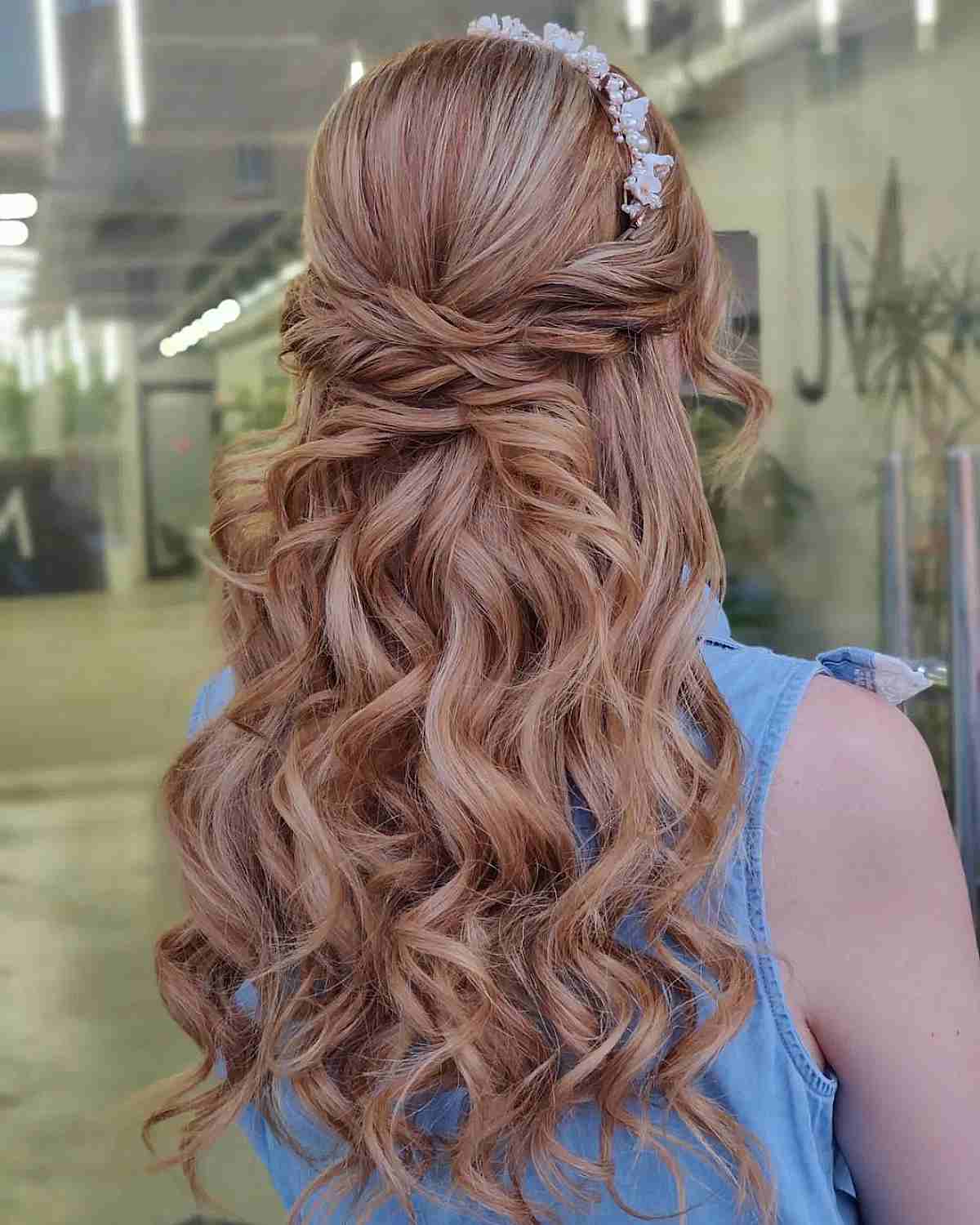 Perfect for a Bridesmaid with Long Hair