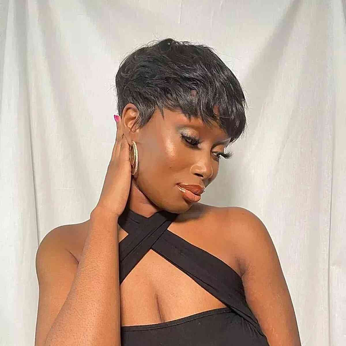 Perfect pixie cut for black women