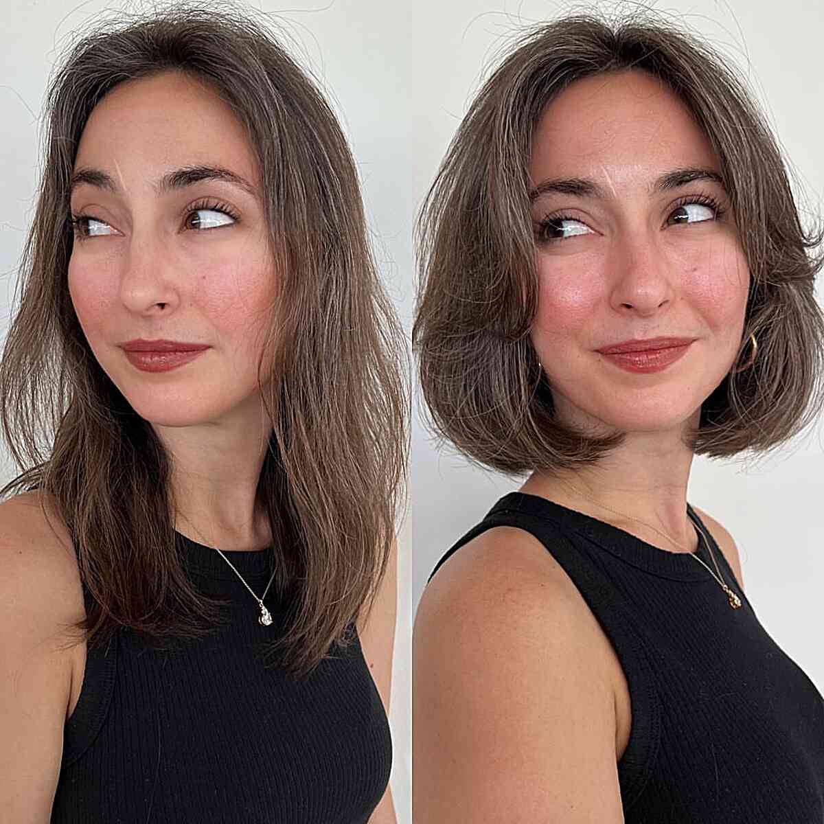 Perfectly Shaped Bob Cut for Fine Hair and girls in their 30s