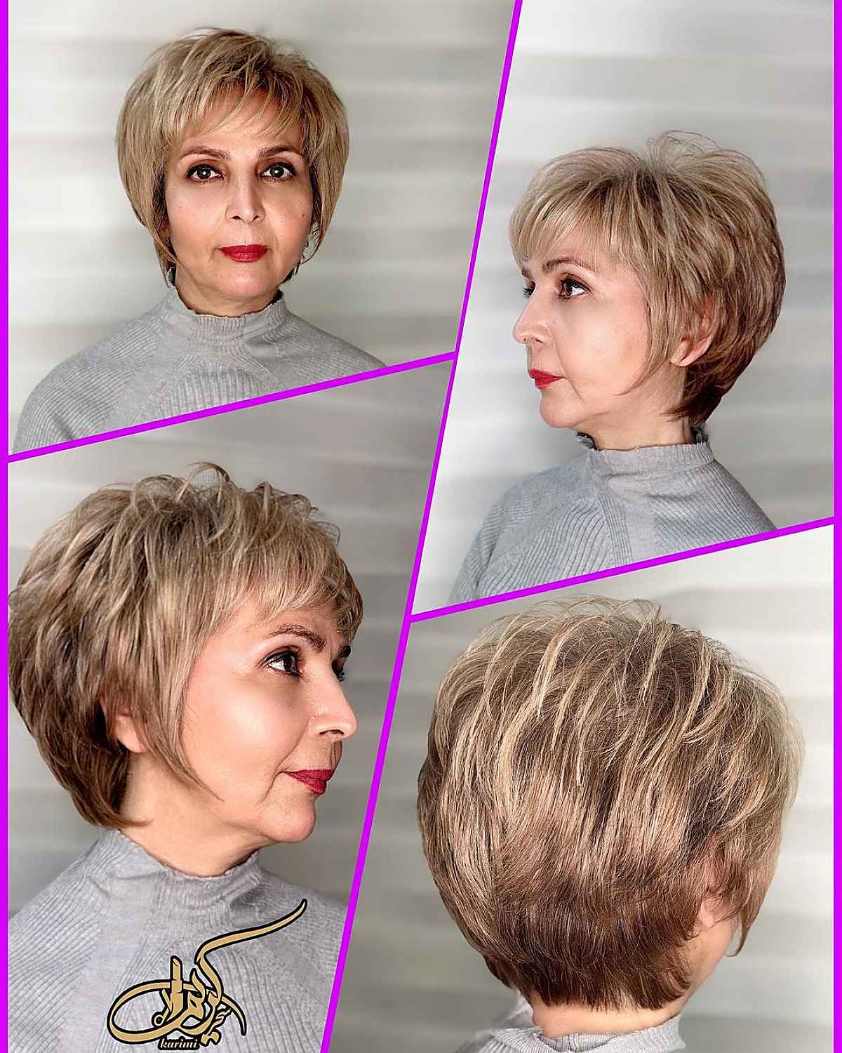 Piece-y Layers on Pixie Bobbed Hair