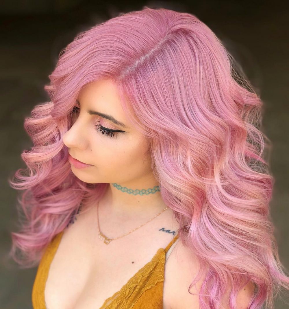 Pink Platinum Hair