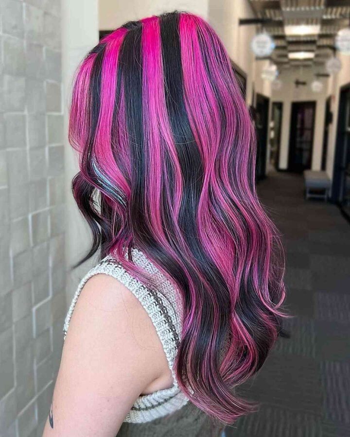 28 Skunk Stripe Hair Ideas To Try This Trend Yourself 7612