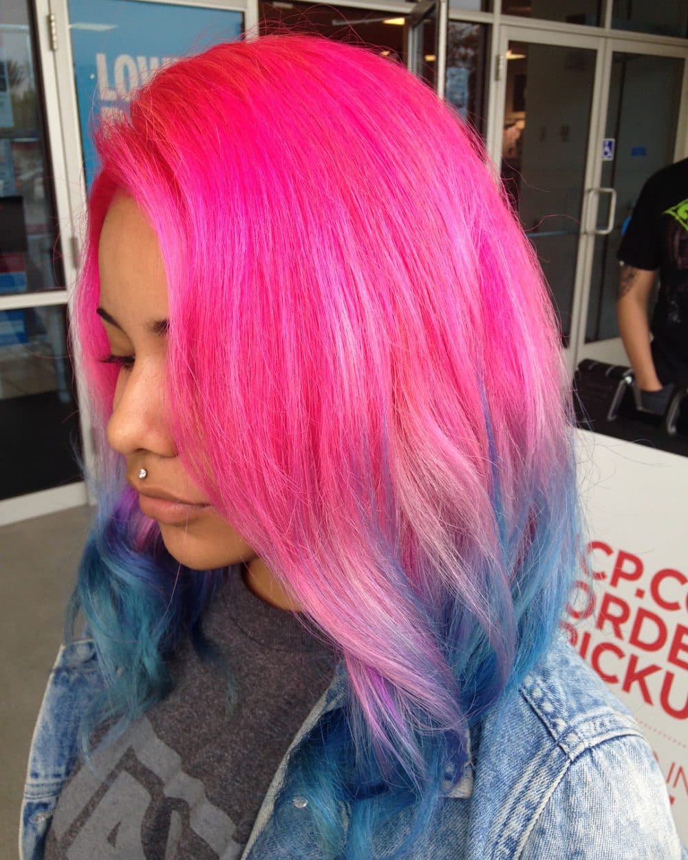 29 Blue Ombre Hair Color Ideas Trending Right Now