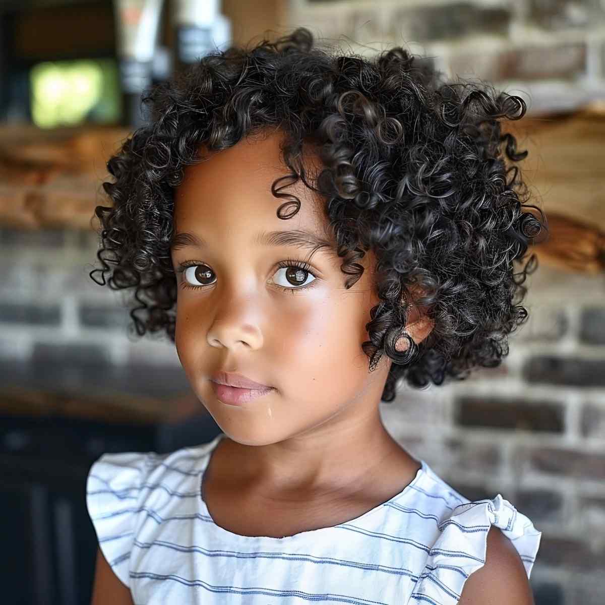 pixie bob with curls for black girls