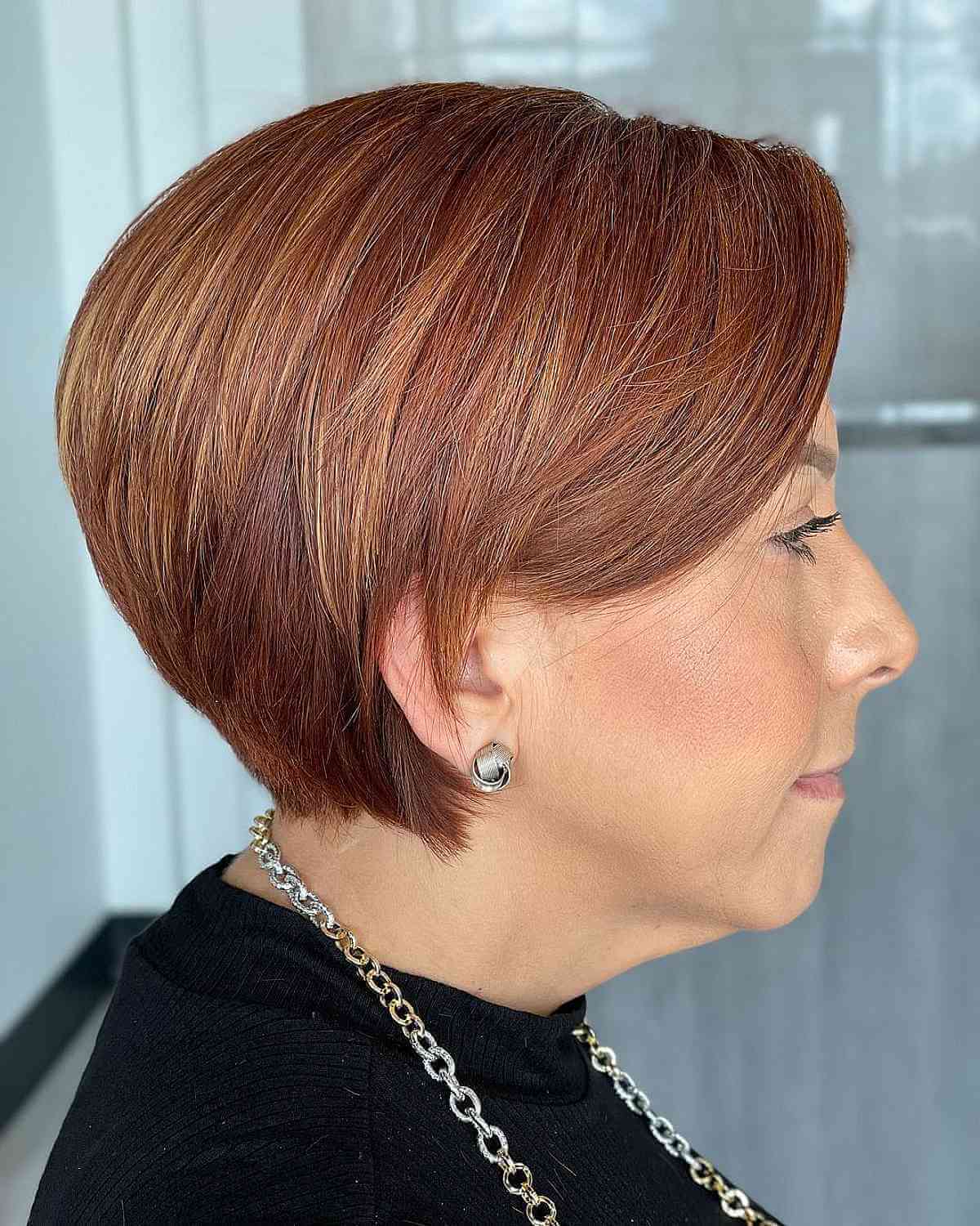 Pixie Bob with Soft Layers for Ladies Forty and Over