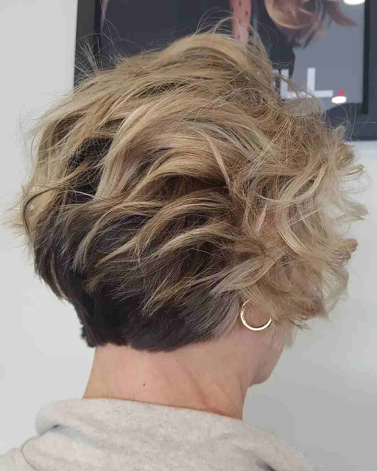 Pixie Bob with Waves for Older Women