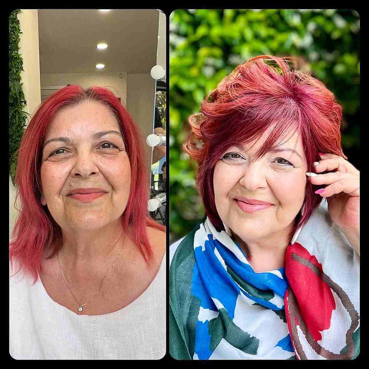 Feminine Pixie Bob Haircuts for Older Women