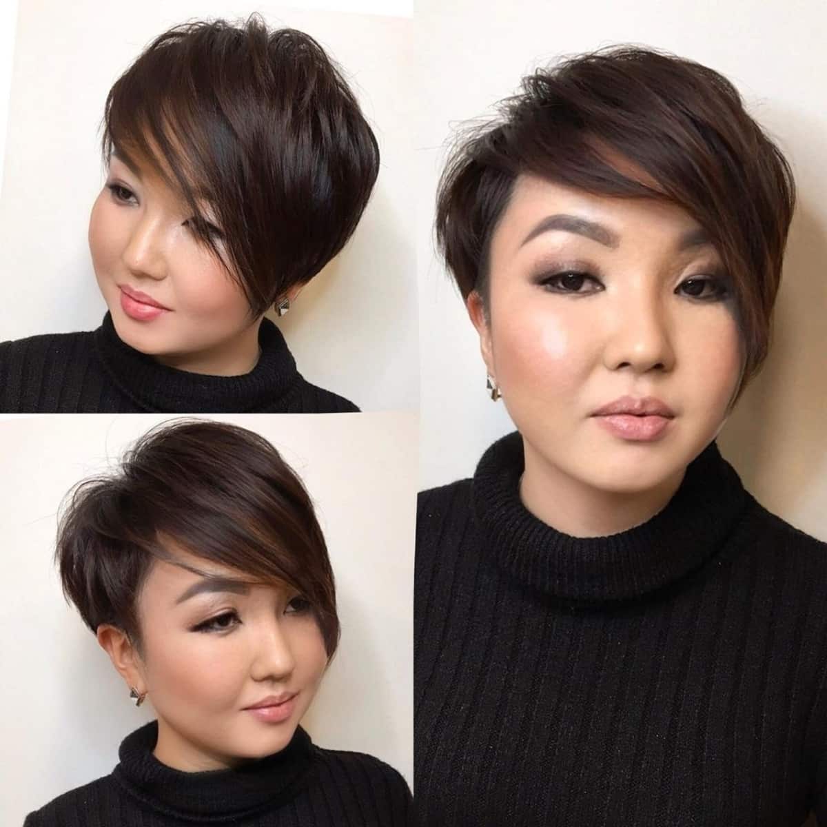 Pixie cut for asian women with round faces