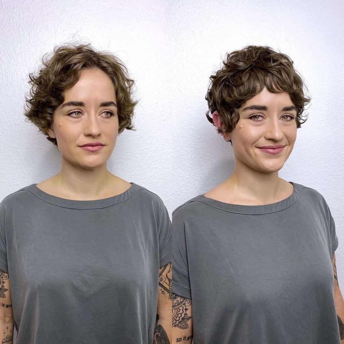 Pixie Cut for Wavy, Thick Hair