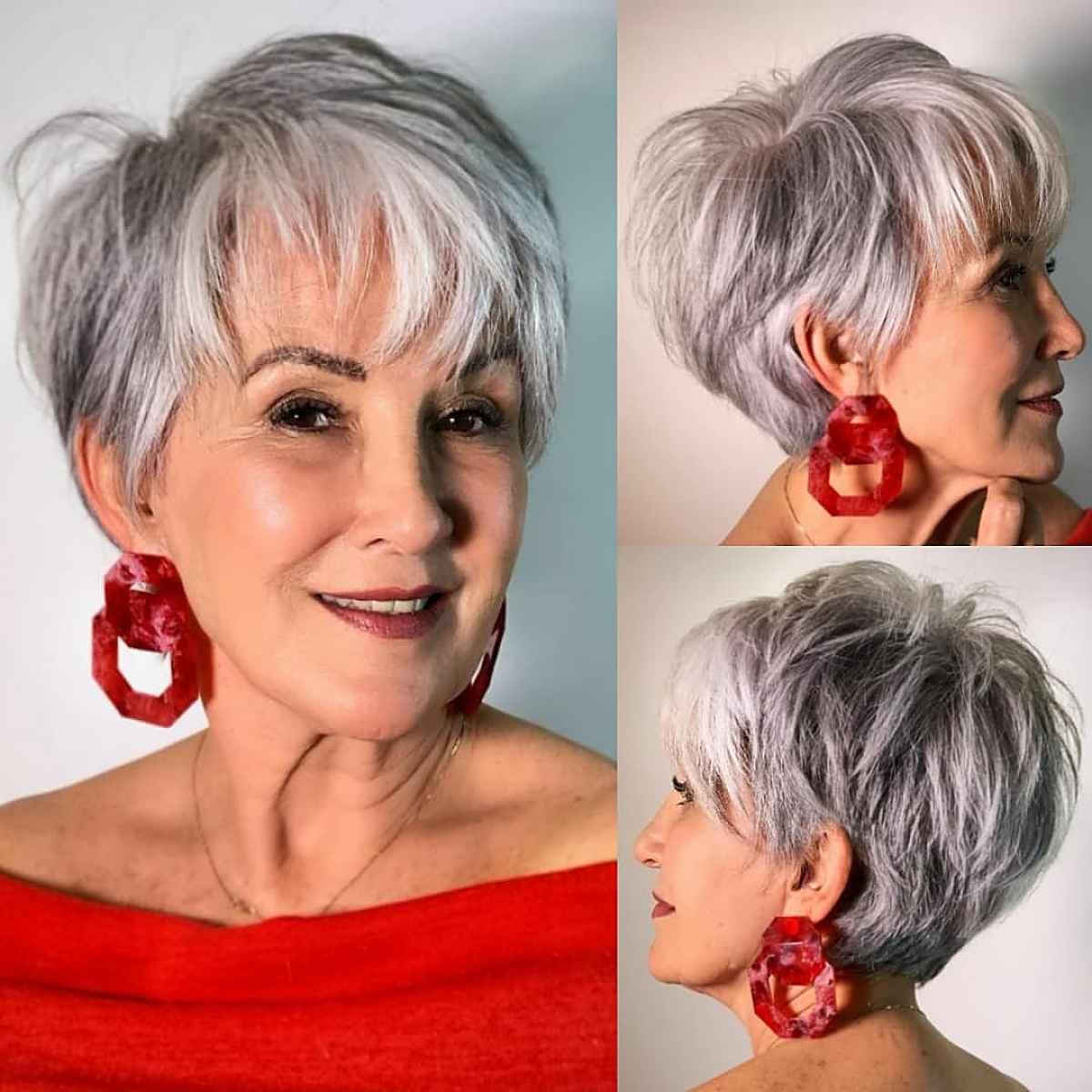 Pixie Cut with Layers for Older Women