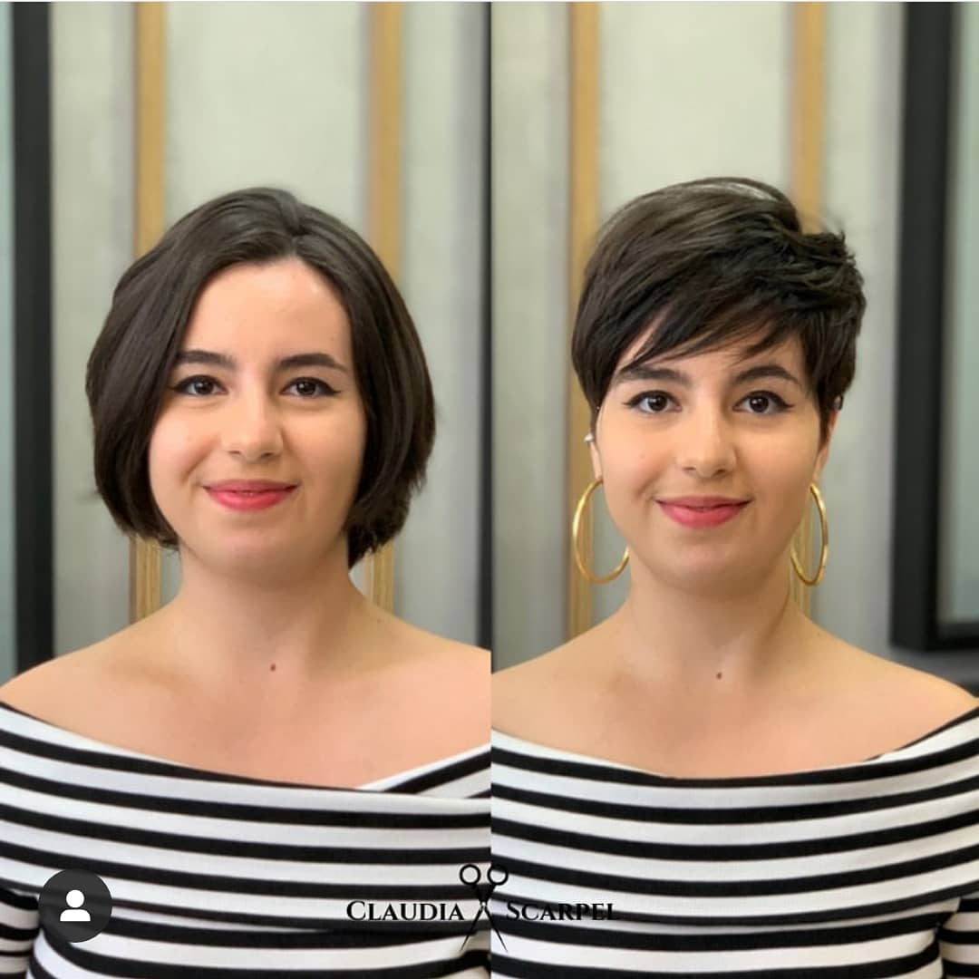 Pixie Cut with Side Bangs