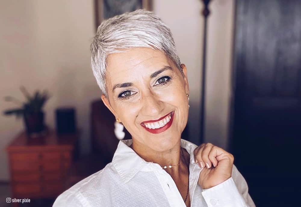 Pixie haircuts for older women