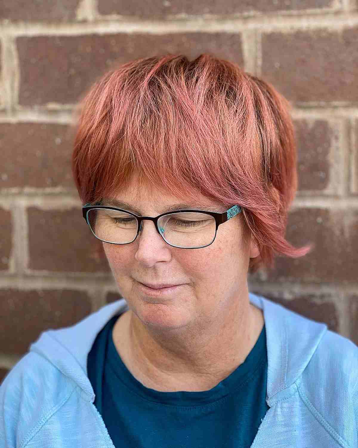 Pixie Shag Haircut for Older Women