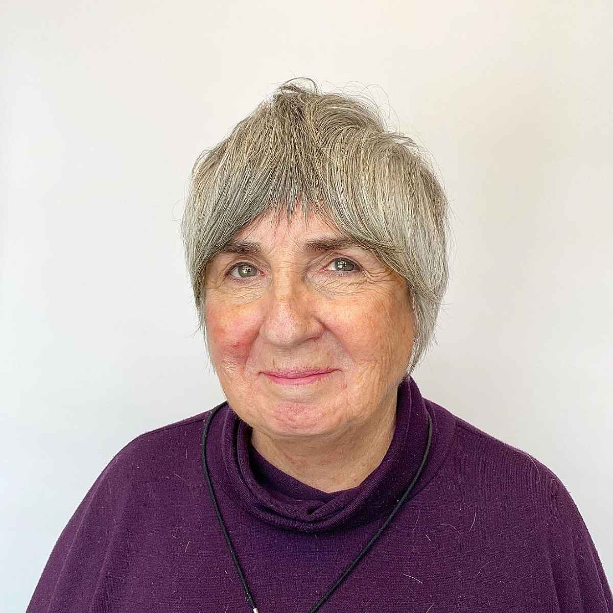 Pixie Shag with a Curtain Fringe for Women Over 60