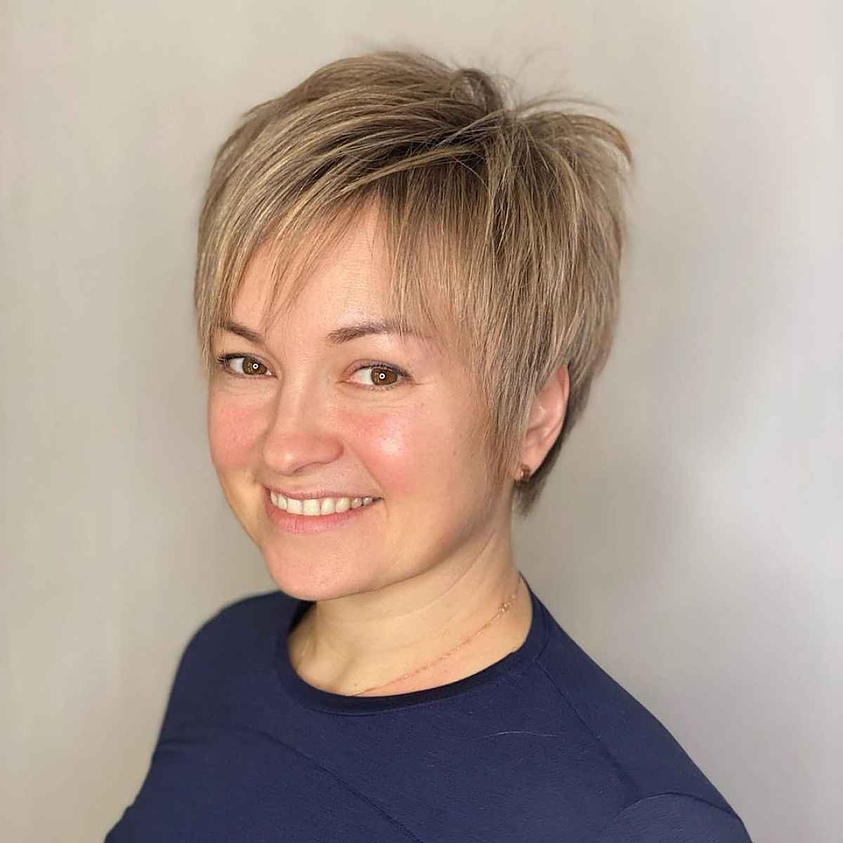 Pixie with Choppy Layers and Wispy Bangs