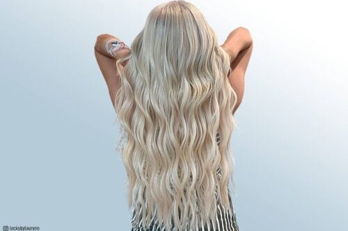 Platinum blonde balayage hairstyles