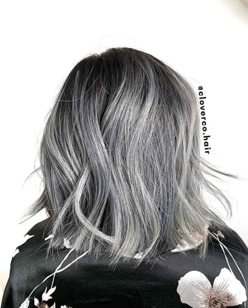 30 Stunning Grey Balayage Hair Color Ideas for Women of All Ages