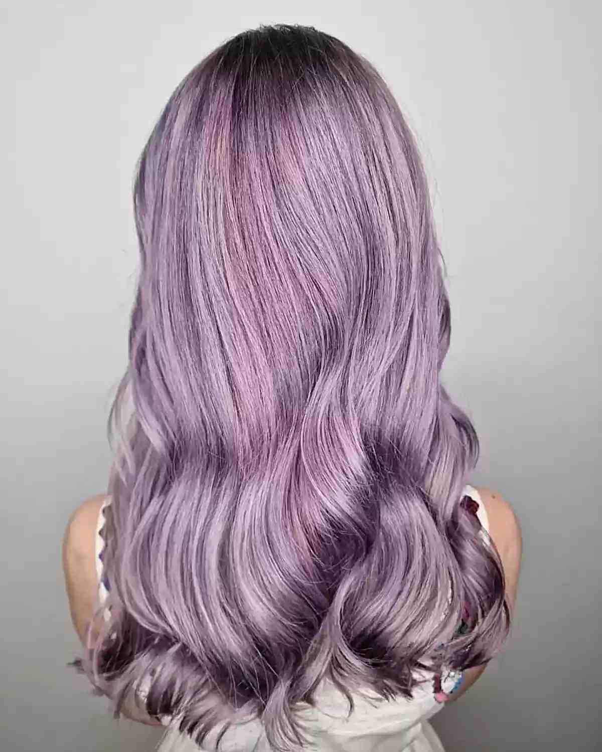 Platinum Lavender Hair Color