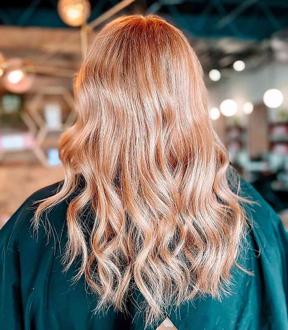 Platinum Light Strawberry Blonde Hair Color