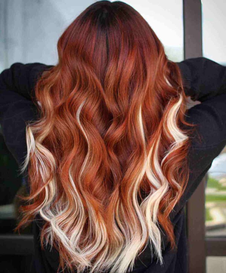 29 Trendy Ways to Pair Red Hair with Highlights (Photos)