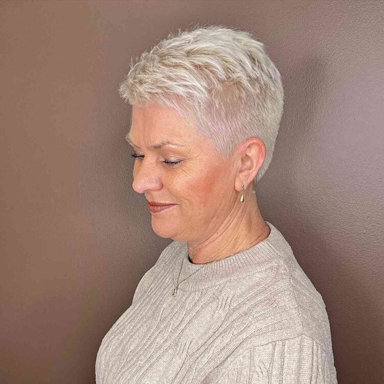 23 Perfect Pixie Haircuts for Women Over 70 to Pull Off