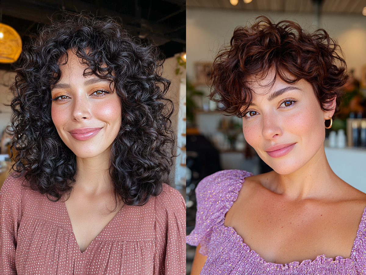 Popular curly hairstyles for women
