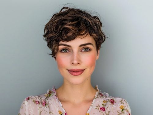 Prettiest wavy pixie cuts