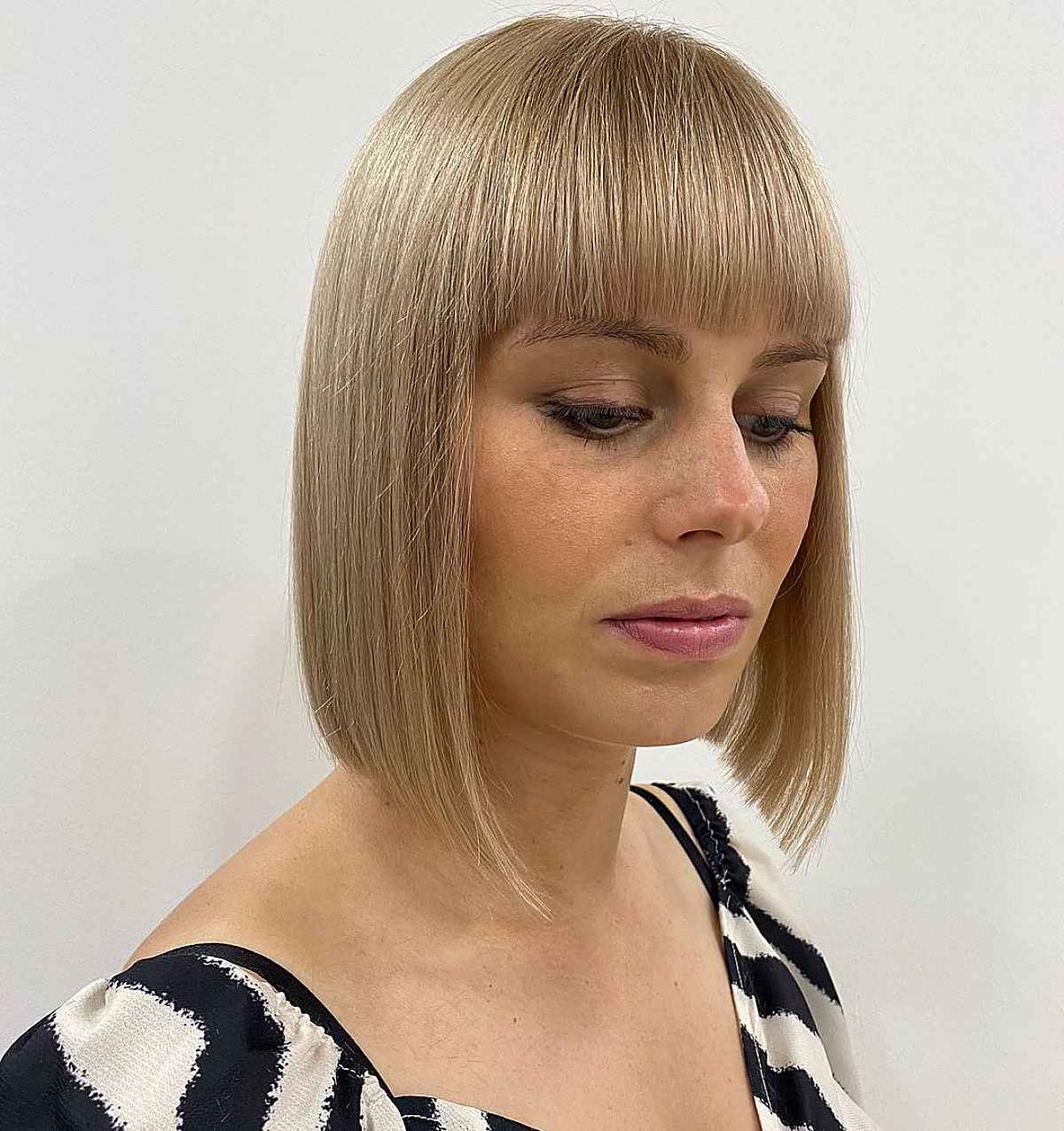Trendy Bob Haircuts with Bangs - Hairstyle on Point