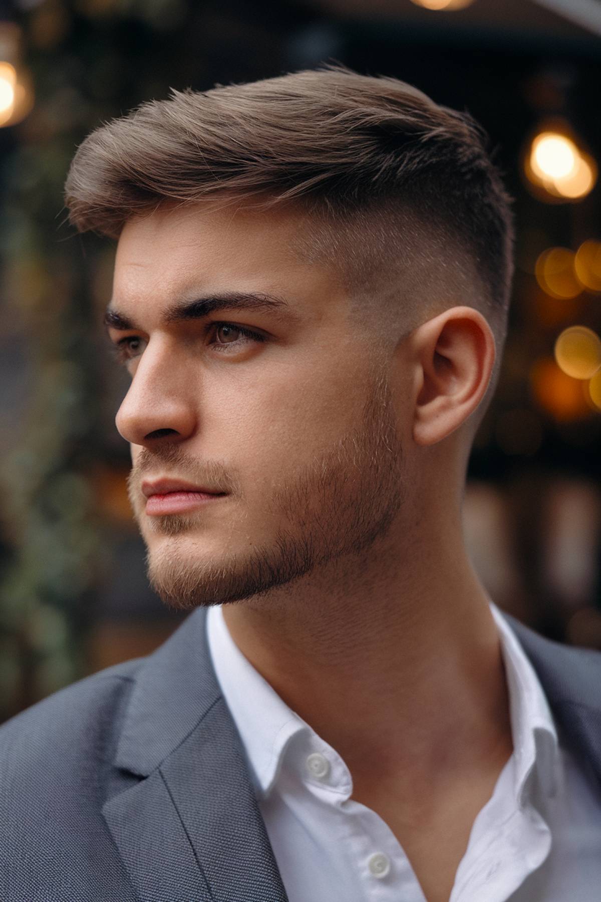 Professional men's haircut