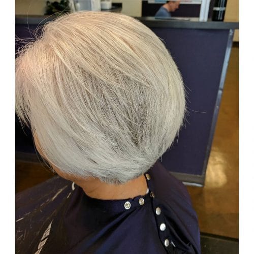 Professional Chic hairstyle for over 50