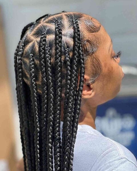 28 Hottest Knotless Box Braids Hairstyles Women of Color Are Getting in ...