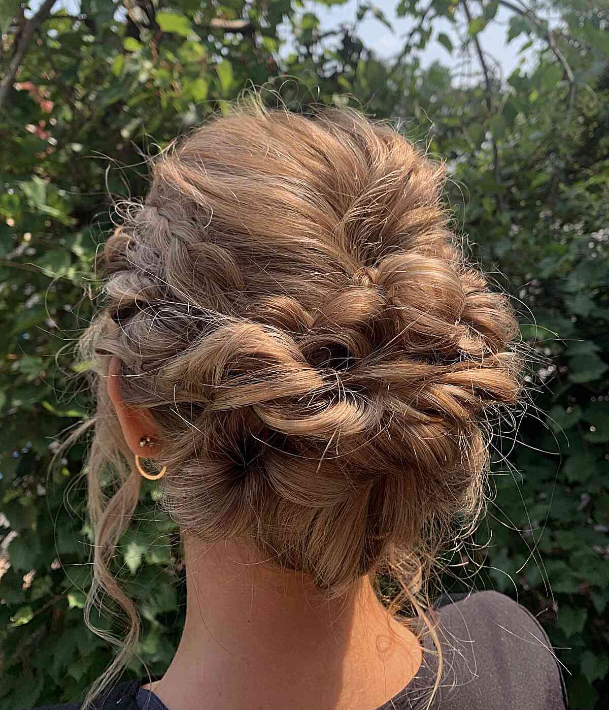 Pull-Through Prom Braided Hairstyle for Long Hair