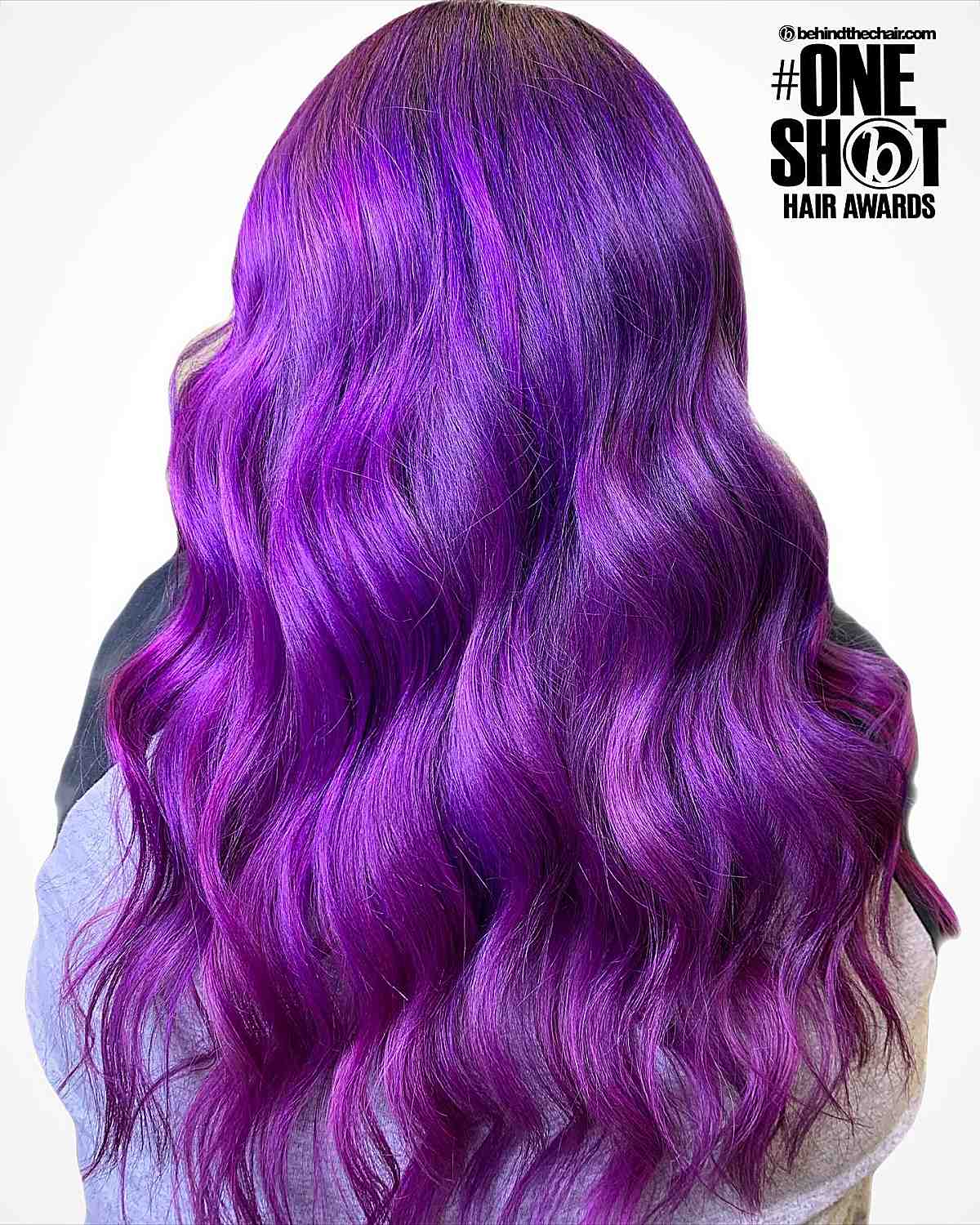 purple amethyst mermaid waves