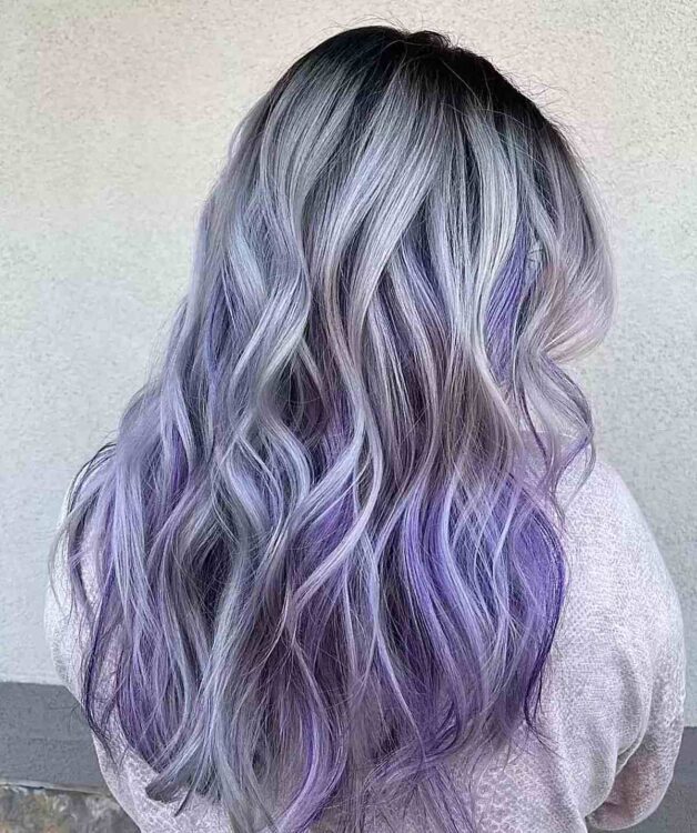 23 Stunning Ways to Get a Purple Balayage