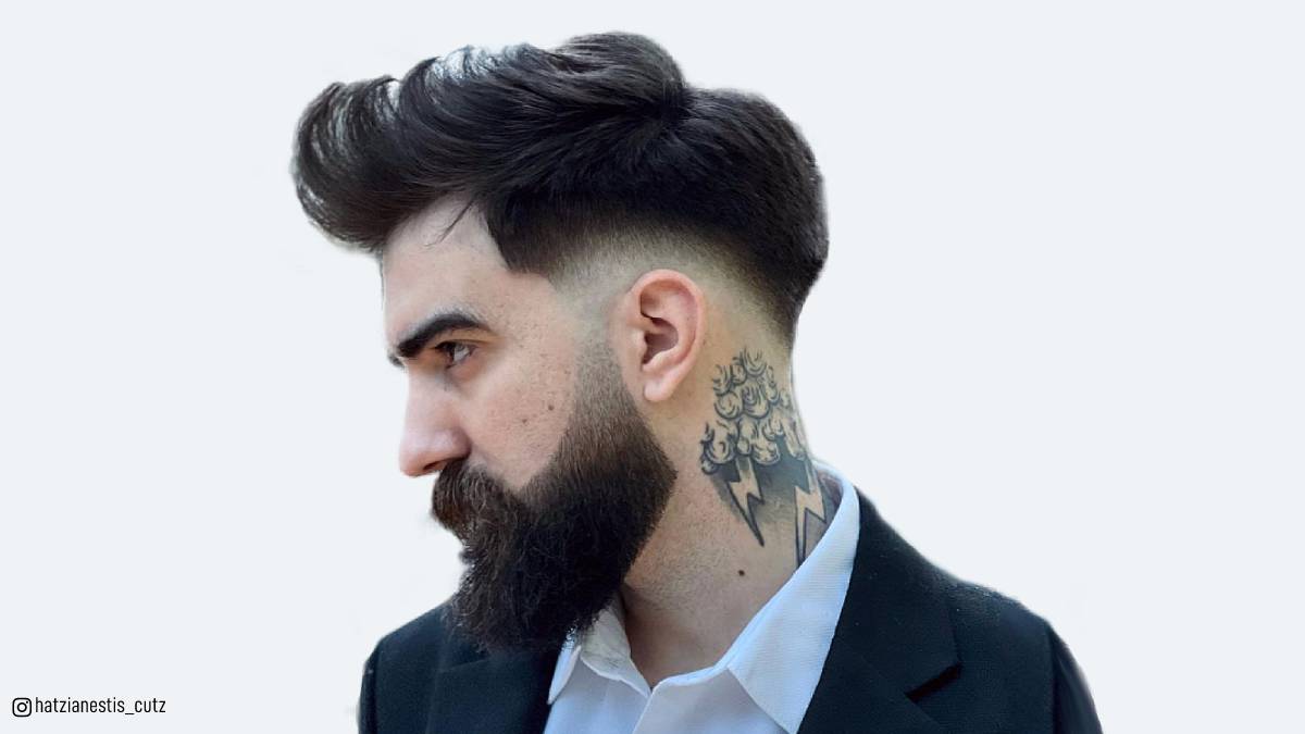 This is a low taper fade haircut with a long comb over on one side that has  been gelled into perfection and… | Mens haircuts fade, Low fade haircut,  Tapered haircut