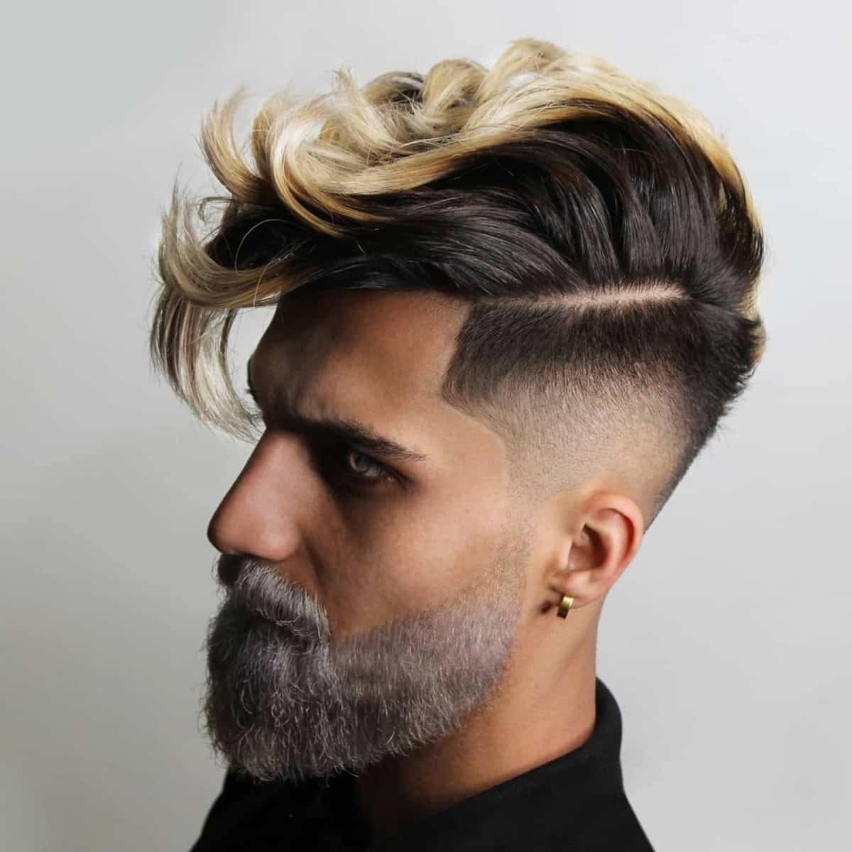 2023 Men's Look Book Hairstyling Guide | Quiff, Pompadour, Side Part