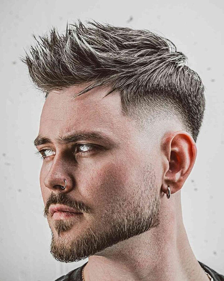 Quiff With A High Taper Fade 720x900 