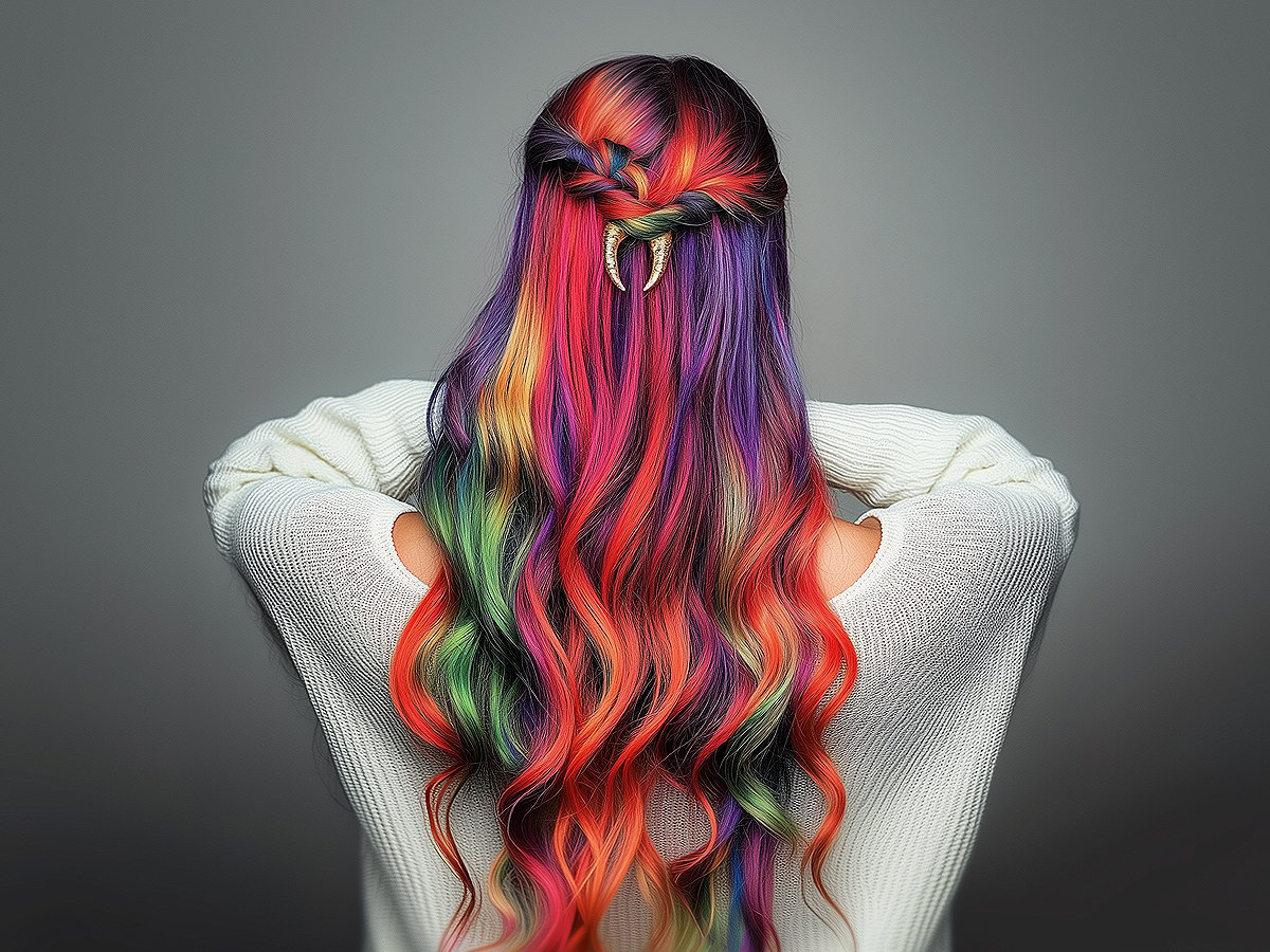 Radiant halloween hair color ideas