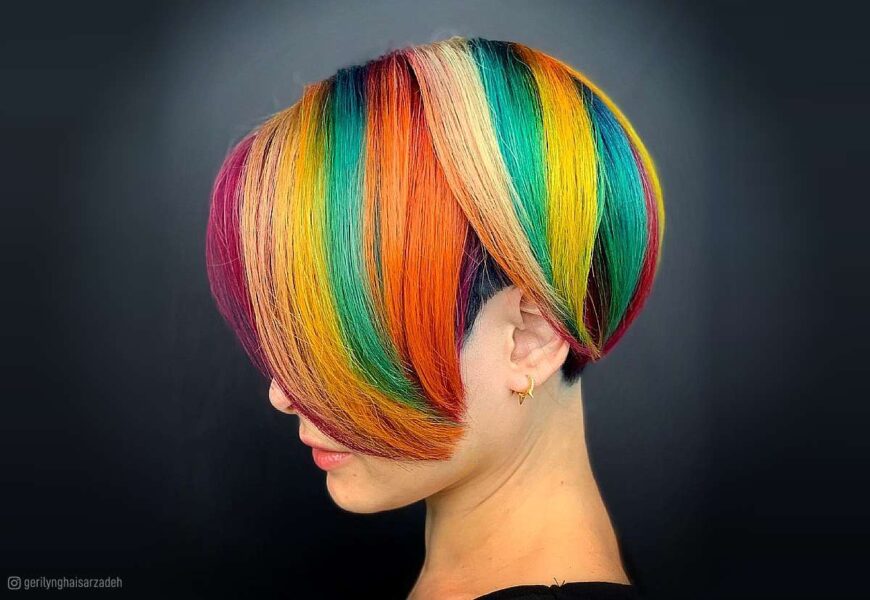 82 Photos Of Rainbow Hair Ideas To Consider For 2023