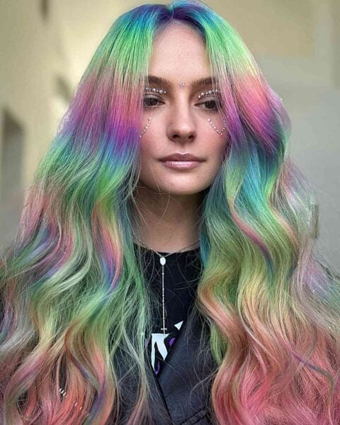 82 Photos of Rainbow Hair Ideas to Consider for 2023