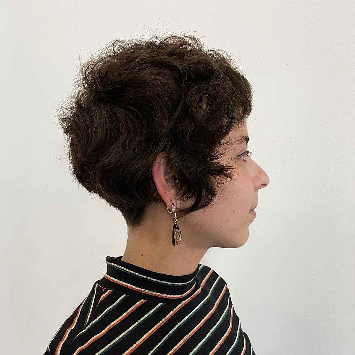 Razored Pixie Mullet with Natural Waves