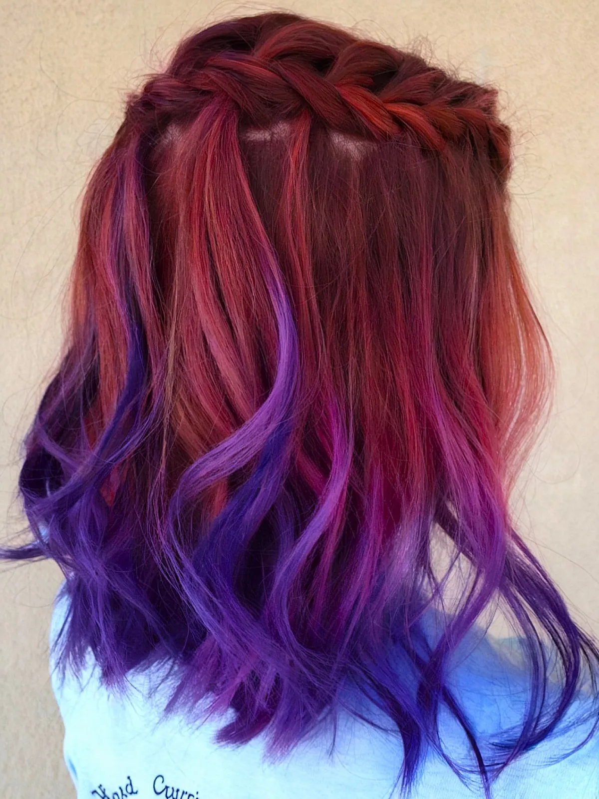 Red and Purple Ombre