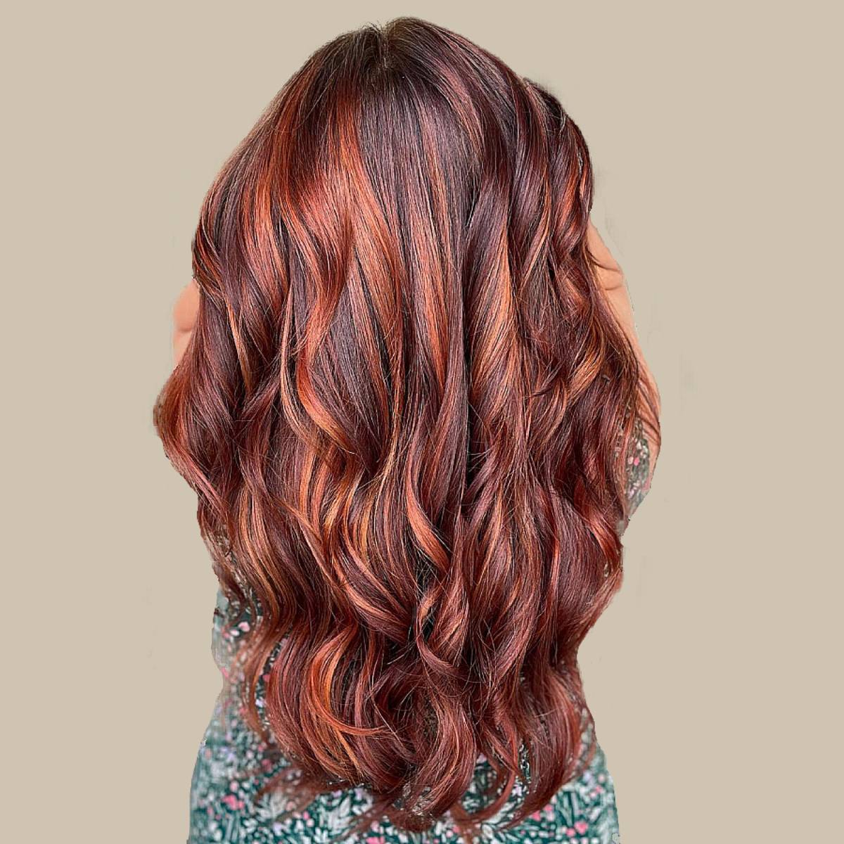 26 Incredible Red Balayage for Brown Hair Ideas